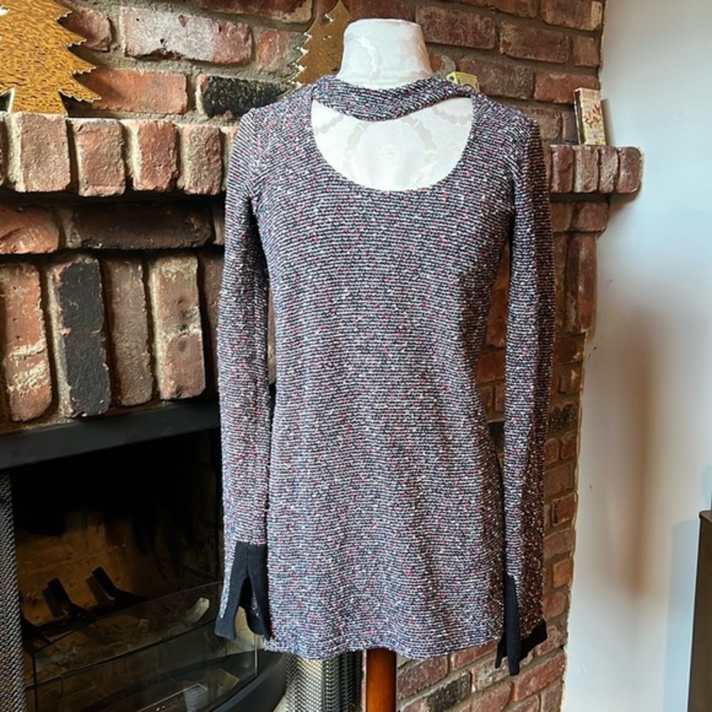 ***VINTAGE*** Kathy Kemp ANNA NYC Boutique‎ Scoop Neck Knit Tunic Mini Dress